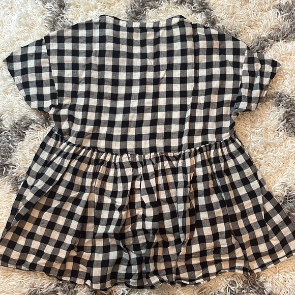 Anthropologie Checkered top - Picture 4 of 4
